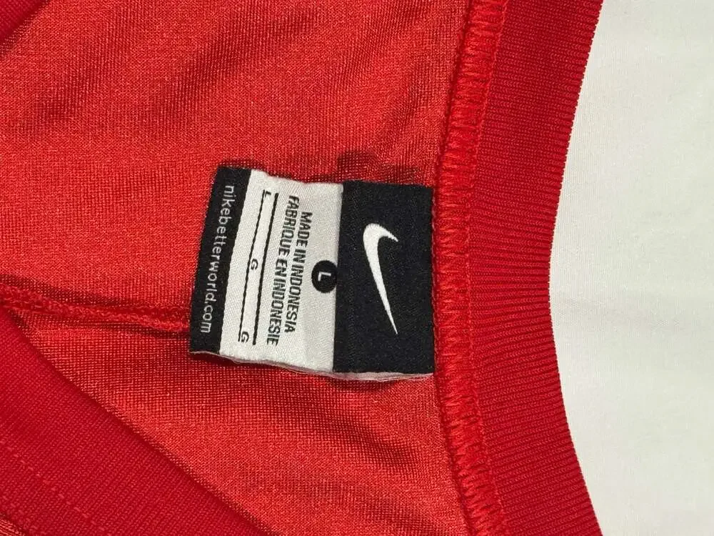 Y2k Nike Team Red Mesh Football Practice Jersey